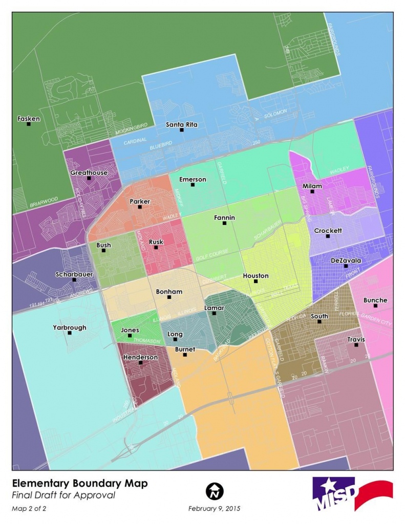 Attendance Zone Maps / Attendance Zone Maps - Map Of Midland Texas And Surrounding Areas
