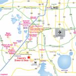 Attractions Map : Orlando Area Theme Park Map : Alcapones   Map Of Florida Showing Disney World