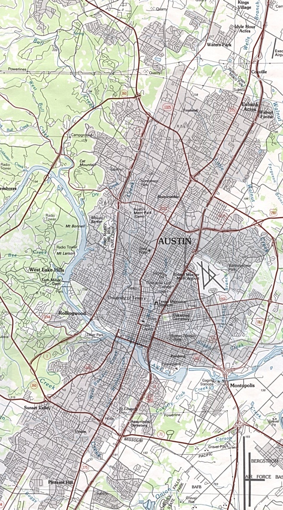 Austin, Texas Maps - Perry-Castañeda Map Collection - Ut Library Online - Austin Texas City Map