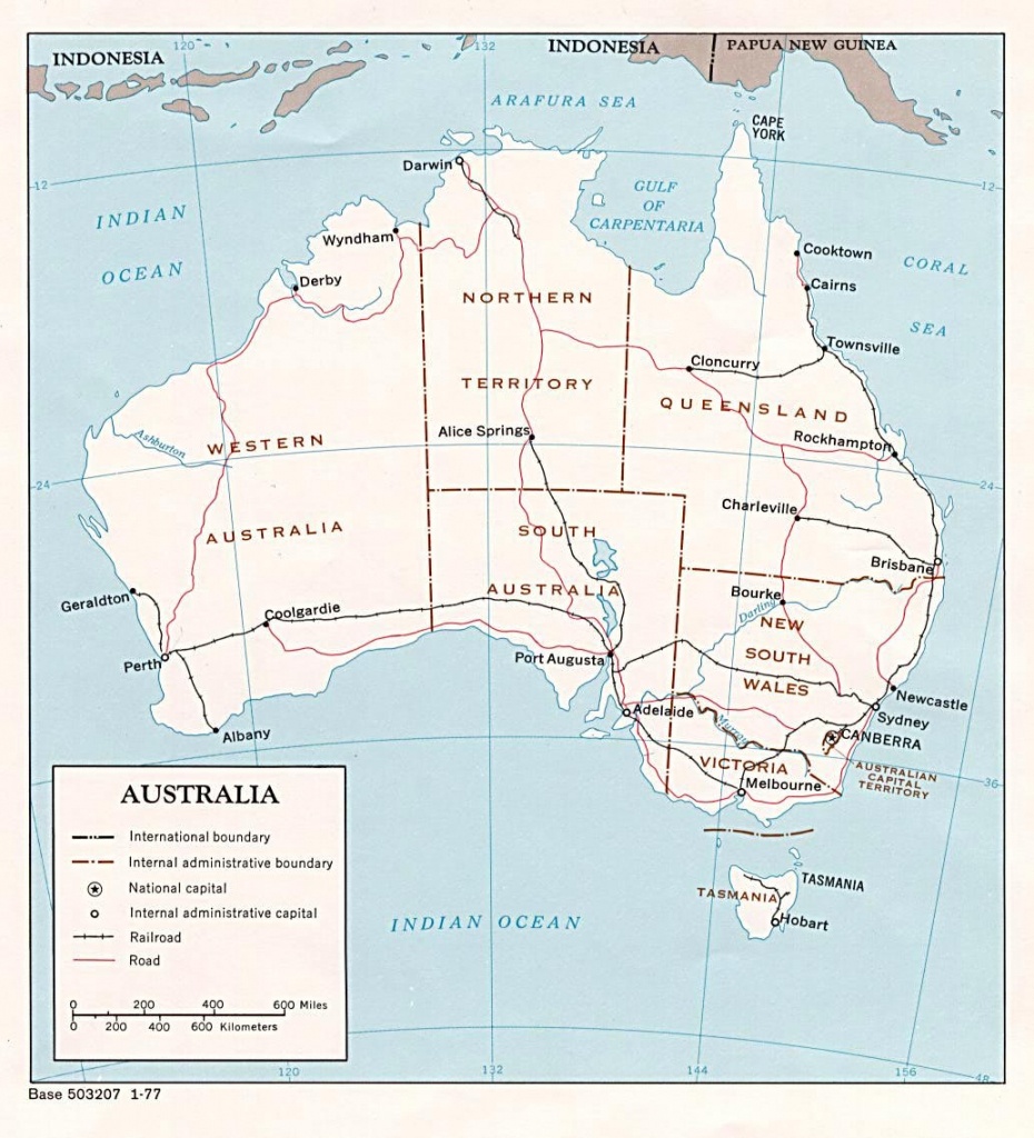 Australia Maps | Printable Maps Of Australia For Download - Free Online Printable Maps