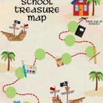 Back To School Treasure Map   Your Everyday Family   Printable Maps For School