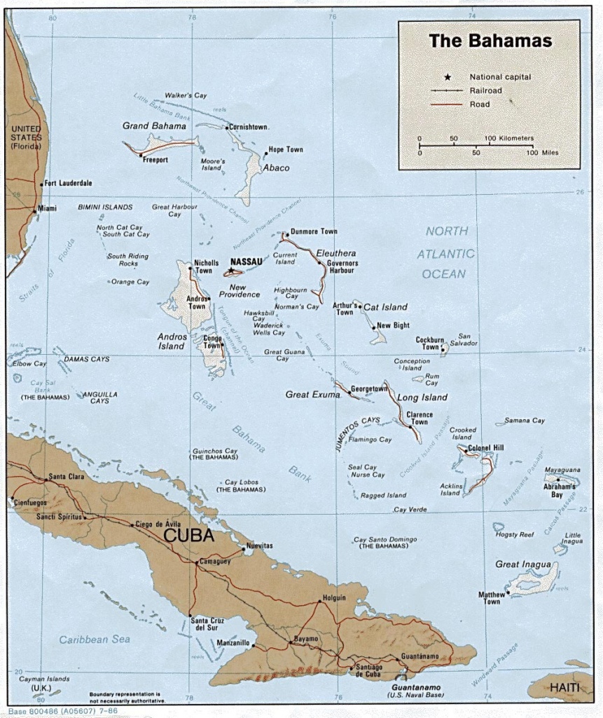 Bahamas Maps | Printable Maps Of Bahamas For Download - Printable Map Of Nassau Bahamas