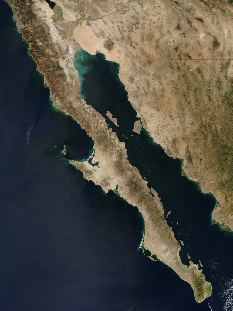 Baja California Peninsula - Wikipedia - Baja California Norte Map