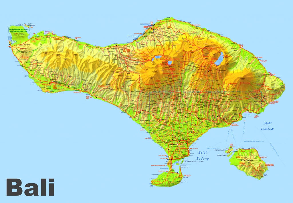 Bali Maps | Indonesia | Maps Of Bali Island - Printable Map Of Bali