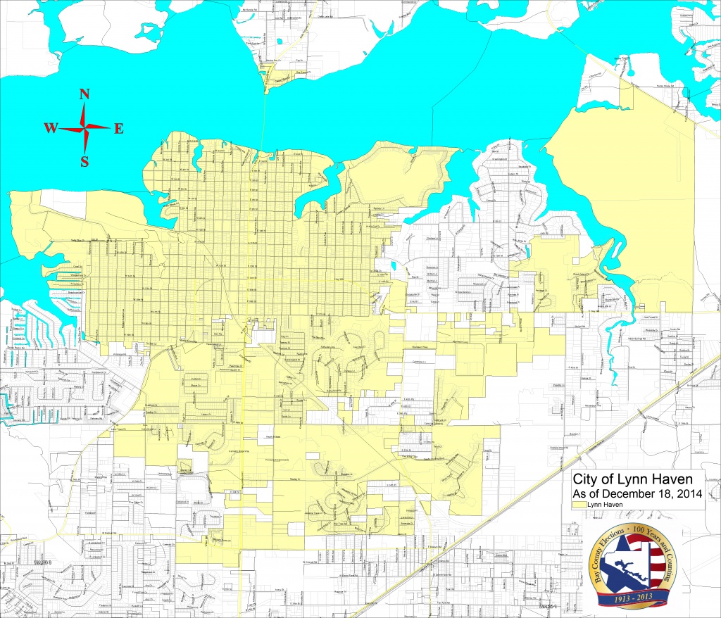 Bay County Supervisor Of Elections &amp;gt; Voter Info &amp;gt; Maps And Boundaries - Lynn Haven Florida Map