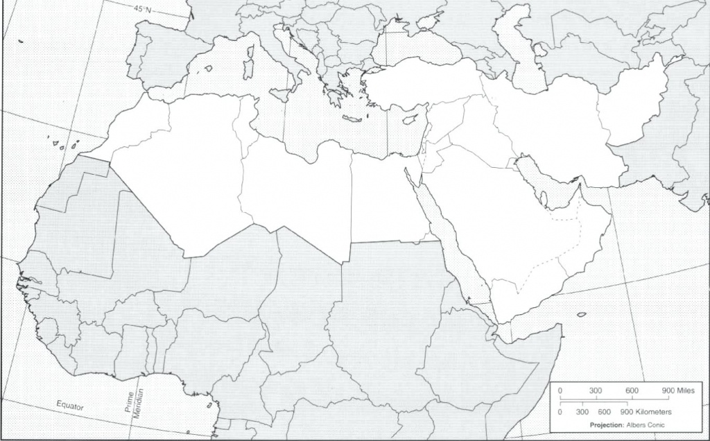 Bceaedfaf New Maps Of Middle East Printable 17 | Sitedesignco - Printable Blank Map Of Middle East