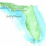 Beaches Of Northwest Florida Map | Southern Vacation Rentals   Northwest Florida Beaches Map