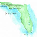 Beaches Of Northwest Florida Map | Southern Vacation Rentals   Panama City And Destin Florida Map