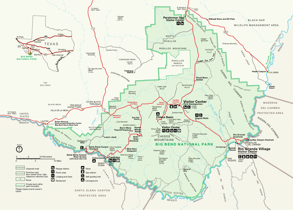 Big Bend Maps | Npmaps - Just Free Maps, Period. - Map Of Big Bend Area Texas