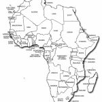 Black And White Printable Africa Map | Campinglifestyle   Map Of Africa Printable Black And White