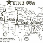 Black And White Us Time Zone Map   Google Search | Social Studies   Printable Us Time Zone Map With State Names