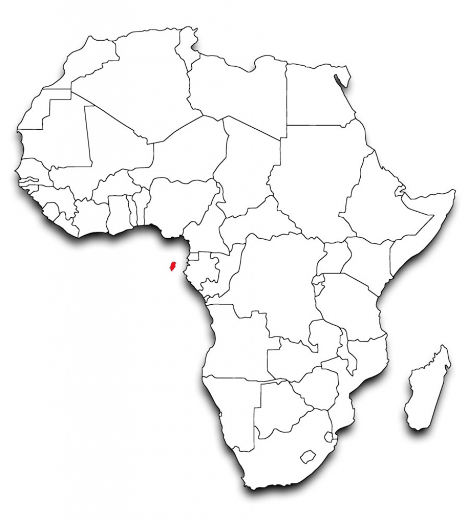 Blank Africa Map Printable | Sitedesignco - Printable Blank Map Of Africa