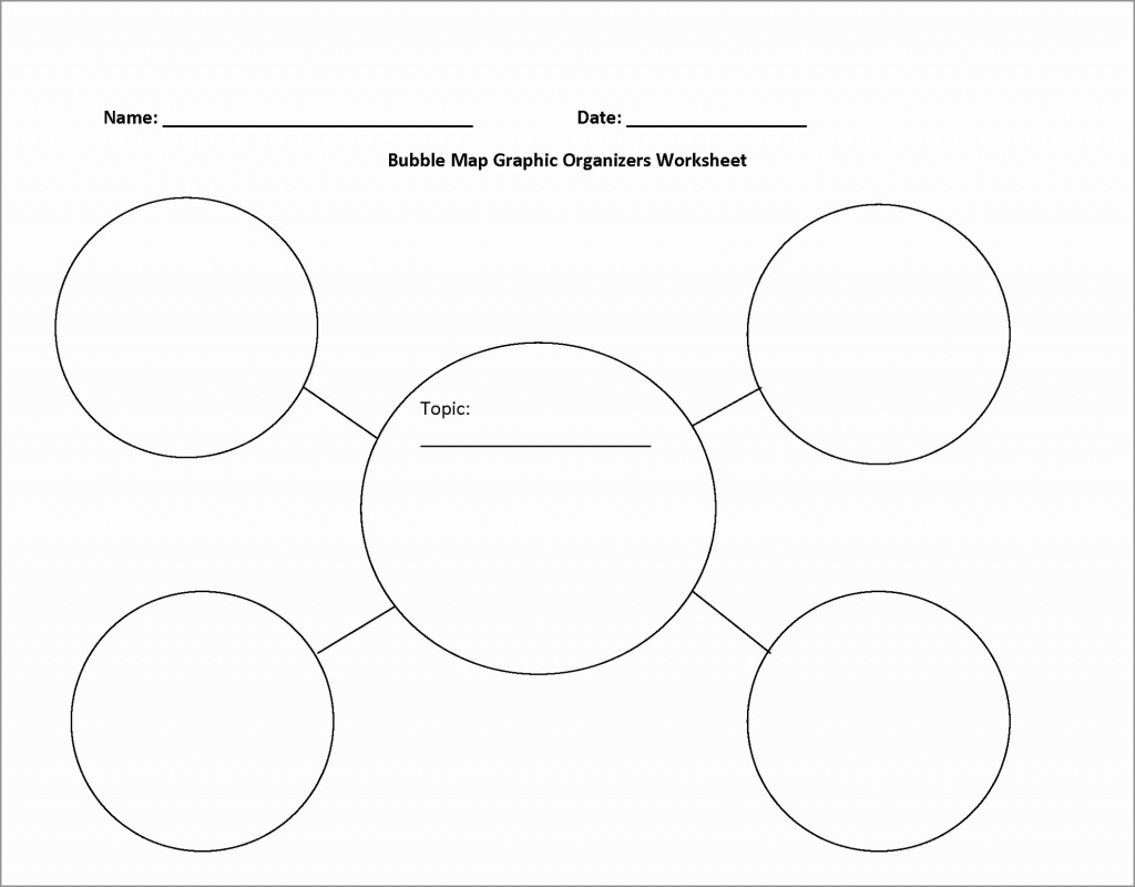Blank Bubble Map Template Chaseevents.co – Nurul Amal - Bubble Map Printable