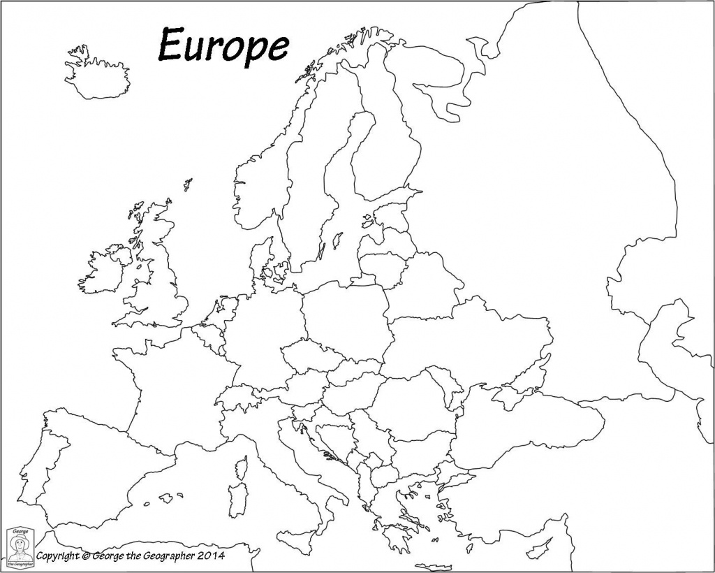 Blank Europe Political Map - Maplewebandpc - Europe Political Map Outline Printable