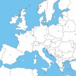 Blank Europe Political Map | Sitedesignco   Blank Political Map Of Europe Printable
