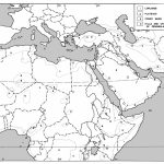 Blank Map Of Middle East And Africa And Travel Information   Middle East Outline Map Printable