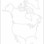 Blank Map Of North America Pdf | Casfreelancefinance   Blank Map Of North America Printable