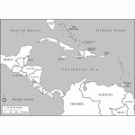 Blank Map Of The Caribbean And Travel Information | Download Free   Printable Blank Caribbean Map