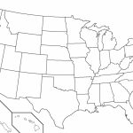Blank Map Of United States | Sitedesignco   Map Of United States Without State Names Printable