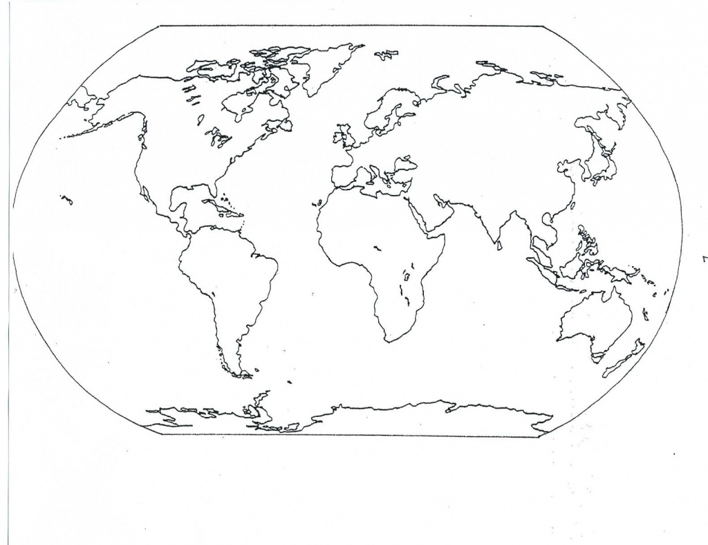 Blank Seven Continents Map | Mr.guerrieros Blog: Blank And Filled-In - 7 Continents Map Printable