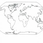 Blank Seven Continents Map | Mr.guerrieros Blog: Blank And Filled In   Free Printable Map Of Continents And Oceans