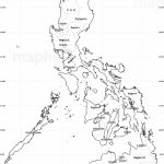 Blank Simple Map Of Philippines   Free Printable Map Of The Philippines