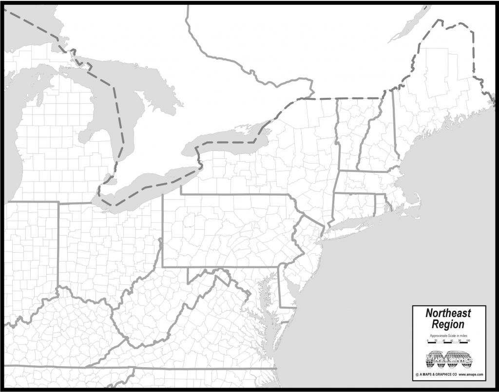 Blank Us State Map Northeast Of States New North East Usa Free Maps - Printable Map Of North Eastern United States