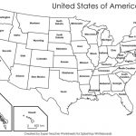 Blank Us State Map Printable Us 50 2 Inspirational Printable United   Printable 50 States Map