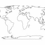 Blank World Map Printable | Social Studies | World Map Outline   World Map Stencil Printable