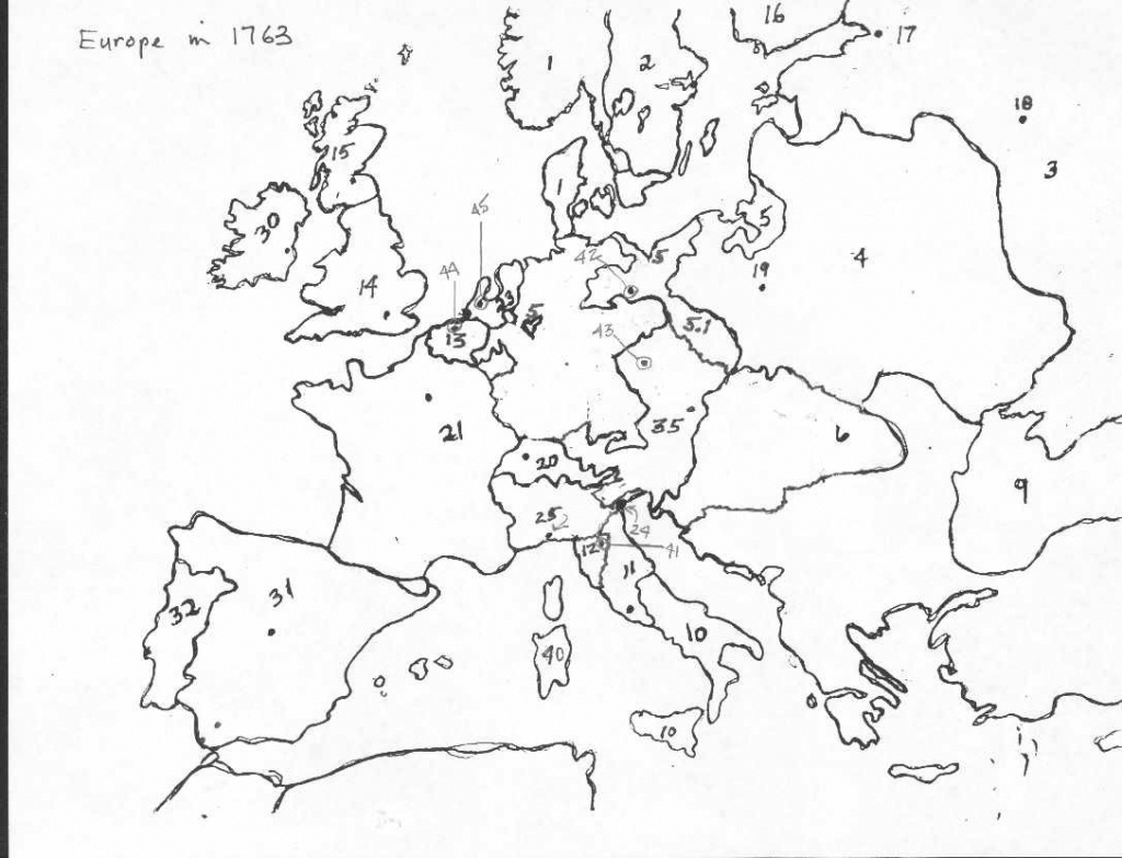 Blank1763 Blank Europe Map Quiz 3 - World Wide Maps - Blank Europe Map Quiz Printable
