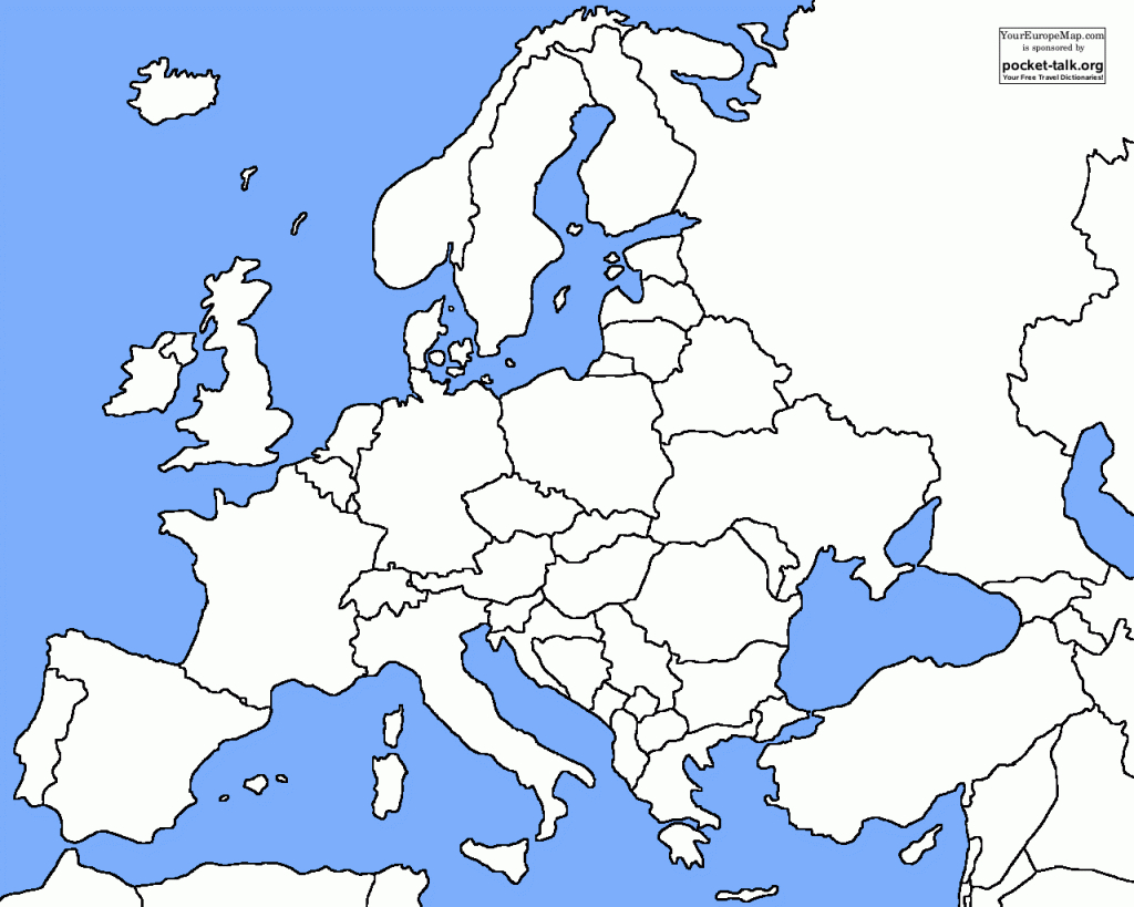Blank_Europe_Map.gif (1280×1024) | Homeschool | European Map, Europe - Europe Travel Map Printable