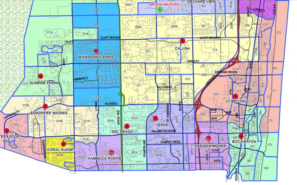 Boca Raton, Florida Public And Private Schools Information, Ratings - Boca Delray Florida Map