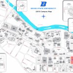 Boise State University Campus Map   Boise State University Printable Campus Map