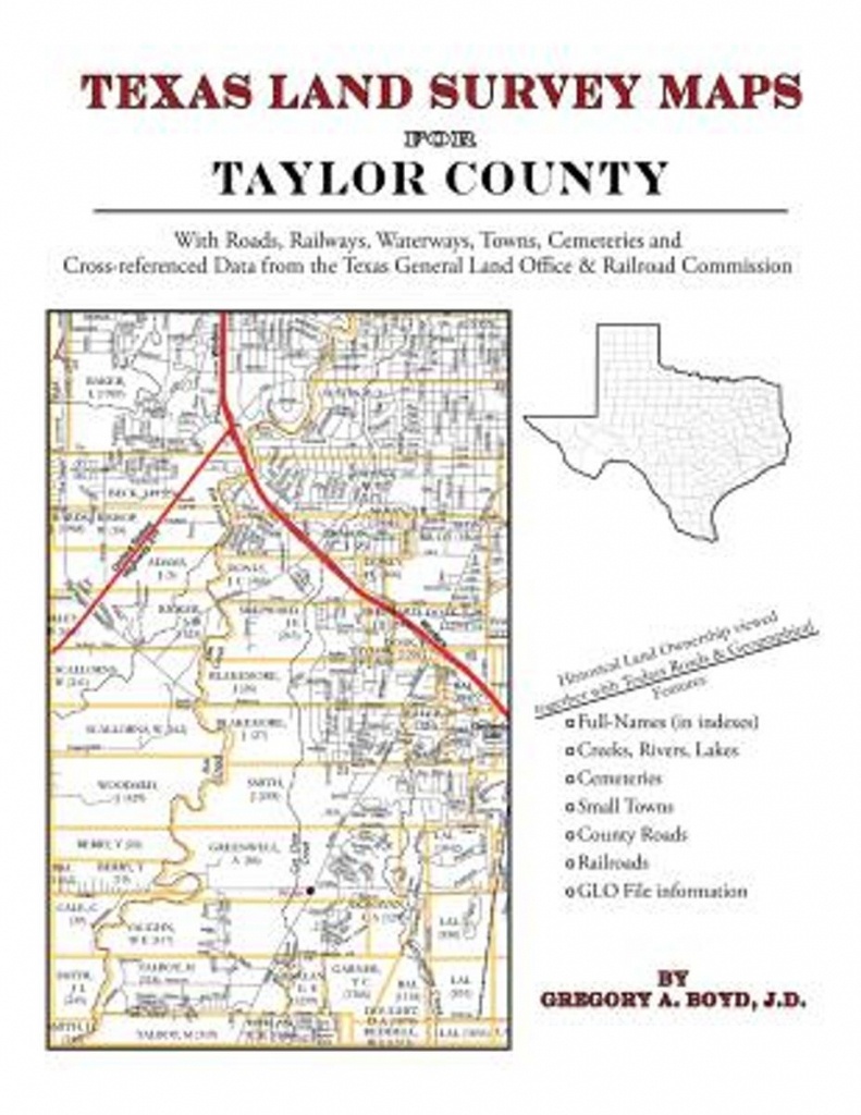 Bol | Texas Land Survey Maps For Taylor County, Gregory A Boyd - Texas Survey Maps