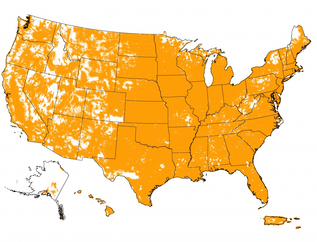 Boost Mobile Cell Phone Coverage Map And Service Area - Sprint Coverage Map Southern California