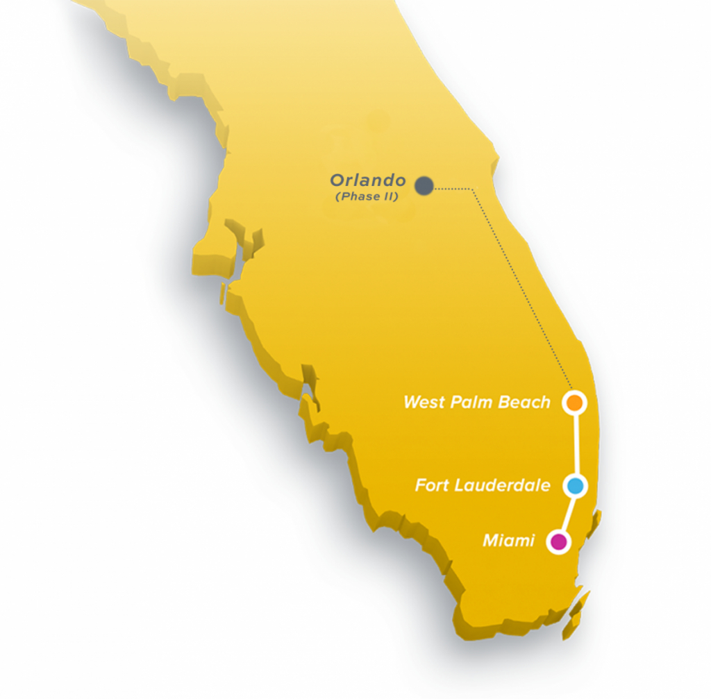 Brightline | The Palm Beaches Florida - Brightline Florida Map