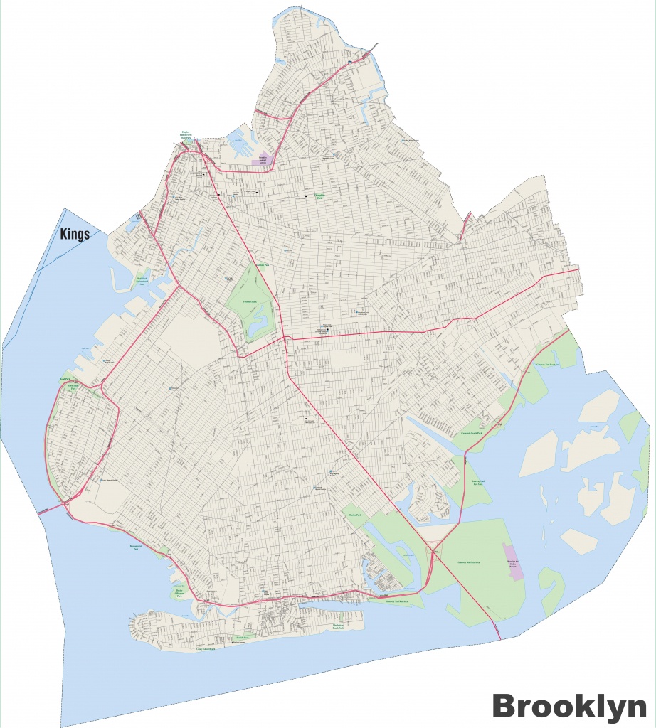 Brooklyn Street Map - Brooklyn Street Map Printable