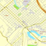 Brownsville, Texas, Us, + Matamoros, Mexico, Printable Vector Street   Map Of Brownsville Texas Area