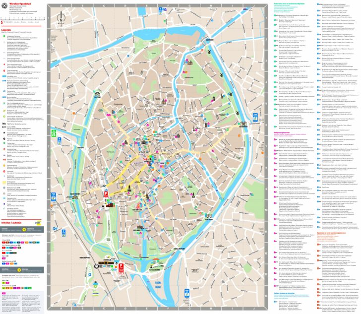 Bruges Map Printable
