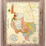 Buy Republic Of Texas Map 1845 Framed   Historical Maps And Flags   Framed Texas Map