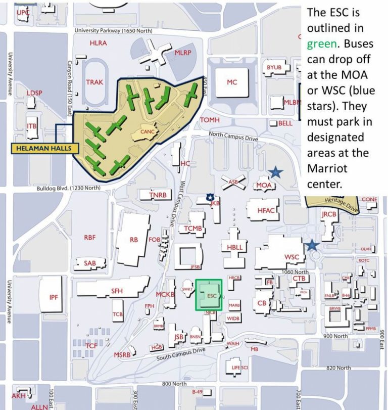 Byu Campus Map Ageorgio Byu Campus Map Printable 768x811 