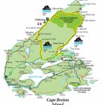 Cabot Trail Map   Cape Breton Island Nova Scotia • Mappery | Travel   Printable Map Of Cape Breton Island