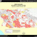 Cal Fire – Riverside County (West) Fhsz Map Inside Map Of Southern   Riverside California Fire Map
