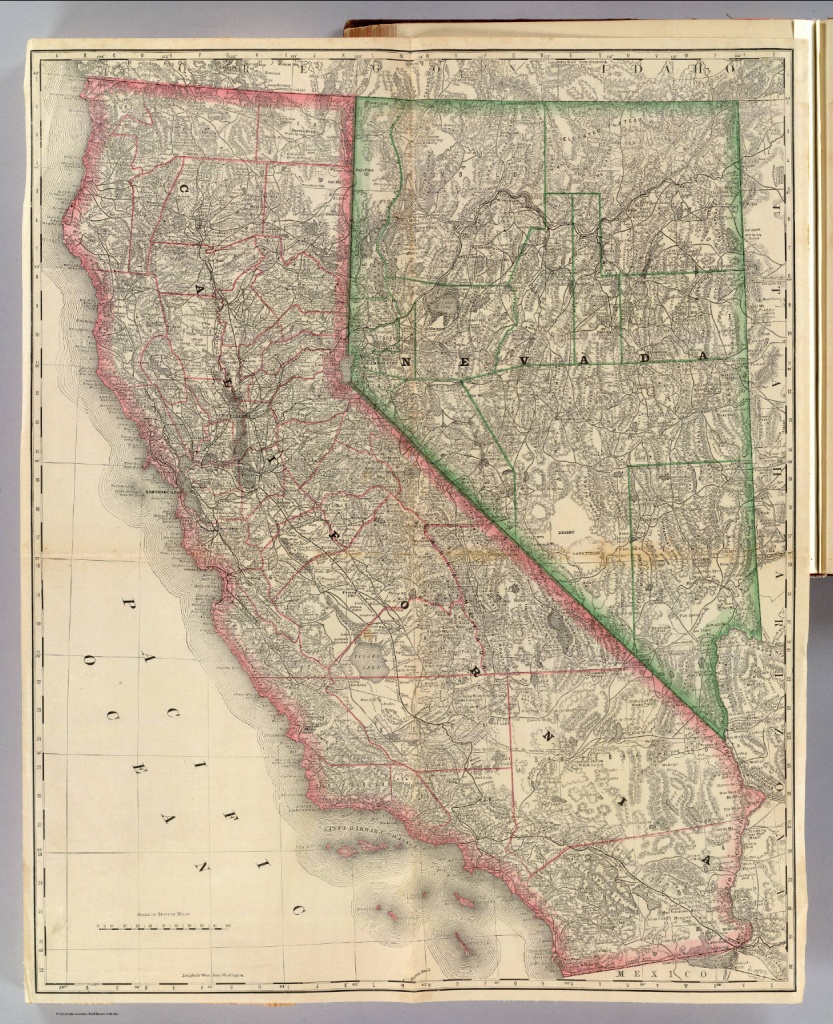 California And Nevada) / Rand Mcnally And Company / 1879 - Rand Mcnally California Map