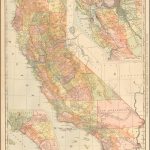 California   Barry Lawrence Ruderman Antique Maps Inc.   Rand Mcnally California Map