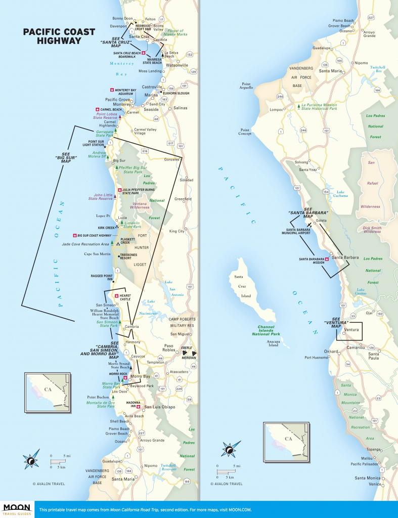 California Coast Bike Route Map – Map Of Usa District - Pacific Coast Bike Route Map California