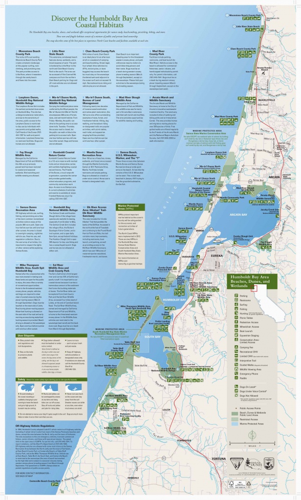 California Coast Camping Map | Secretmuseum - Map Of California Coast Beaches