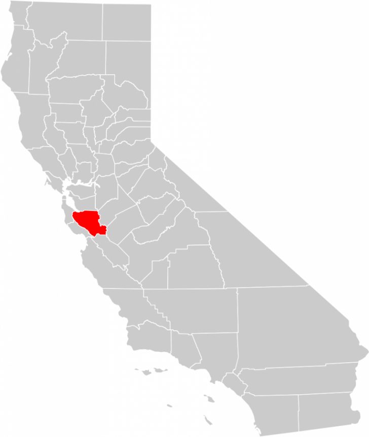 Santa Clara California Map