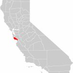 California County Map (Santa Cruz County Highlighted) • Mapsof   Where Is Santa Cruz California On The Map