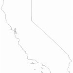 California Free State Printables | Free Printable California Outline   California Map Black And White